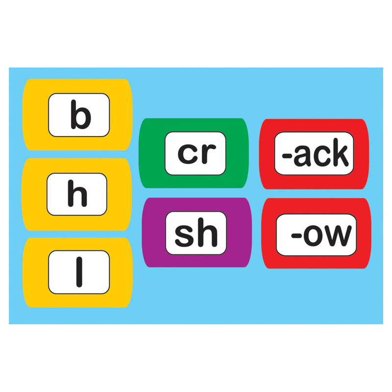 Die Cut Magnetic Foam Word Chunking 100 Pieces ASHLEY PRODUCTIONS die-cut-magnetic-foam-word-chunking-100-pieces-ashley-productions