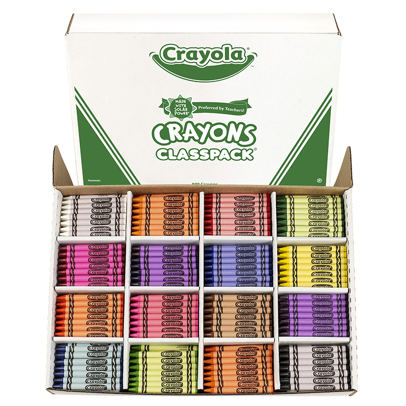 BIN528016 - CRAYOLA CRAYONS CLASSPACKS 16 
